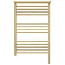 Полотенцесушитель электрический 800х500 шампань матовая МЭМ правый Сунержа Богема с полкой 3.0 022-5807-8050