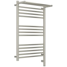 Полотенцесушитель электрический 800х500 сатин МЭМ правый Сунержа Богема с полкой 3.0 071-5807-8050