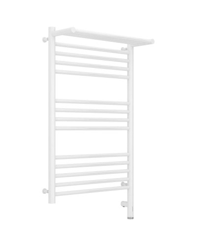 Полотенцесушитель электрический 800х500 белый глянец МЭМ правый Сунержа Богема с полкой 3.0 12-5807-8050