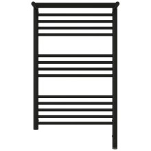 Полотенцесушитель электрический 800х500 черный матовый МЭМ правый Сунержа Богема с полкой 3.0 31-5807-8050