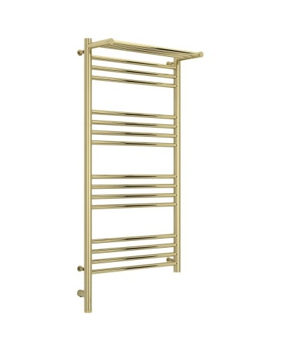 Полотенцесушитель электрический 1000х500 шампань МЭМ левый Сунержа Богема с полкой 3.0 020-5806-1050