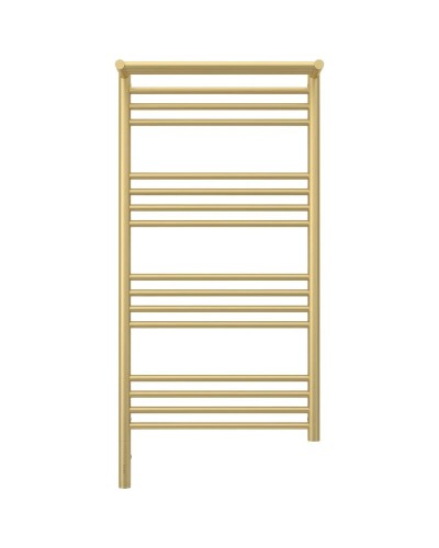 Полотенцесушитель электрический 1000х500 шампань матовая МЭМ левый Сунержа Богема с полкой 3.0 022-5806-1050