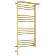 Полотенцесушитель электрический 1000х500 шампань матовая МЭМ левый Сунержа Богема с полкой 3.0 022-5806-1050