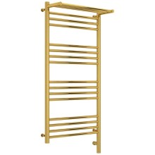 Полотенцесушитель электрический 1000х500 золотой МЭМ правый Сунержа Богема с полкой 3.0 03-5807-1050