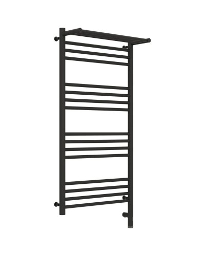 Полотенцесушитель электрический 1000х500 темный титан муар МЭМ правый Сунержа Богема с полкой 3.0 15-5807-1050