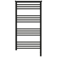 Полотенцесушитель электрический 1000х500 черный матовый МЭМ правый Сунержа Богема с полкой 3.0 31-5807-1050