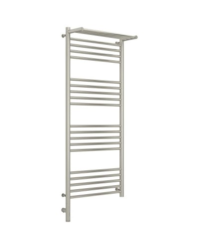 Полотенцесушитель электрический 1200х500 cатин МЭМ левый Сунержа Богема с полкой 3.0 071-5806-1250