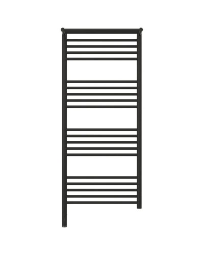 Полотенцесушитель электрический 1200х500 темный титан муар МЭМ левый Сунержа Богема с полкой 3.0 15-5806-1250