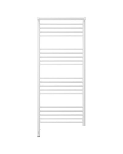 Полотенцесушитель электрический 1200х500 белый матовый МЭМ левый Сунержа Богема с полкой 3.0 30-5806-1250