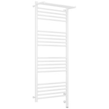 Полотенцесушитель электрический 1200х500 белый глянец МЭМ правый Сунержа Богема с полкой 3.0 12-5807-1250