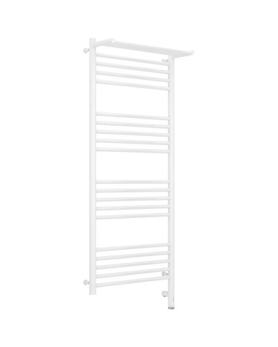 Полотенцесушитель электрический 1200х500 белый глянец МЭМ правый Сунержа Богема с полкой 3.0 12-5807-1250