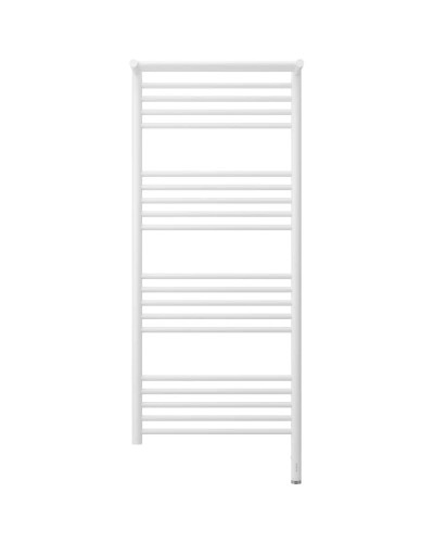 Полотенцесушитель электрический 1200х500 белый матовый МЭМ правый Сунержа Богема с полкой 3.0 30-5807-1250