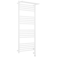 Полотенцесушитель электрический 1200х500 белый матовый МЭМ правый Сунержа Богема с полкой 3.0 30-5807-1250