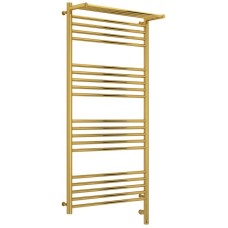 Полотенцесушитель электрический 1200х600 золотой МЭМ правый Сунержа Богема с полкой 3.0 03-5807-1260