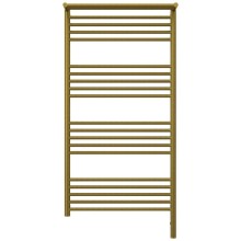 Полотенцесушитель электрический 1200х600 состаренная бронза МЭМ правый Сунержа Богема с полкой 3.0 05-5807-1260