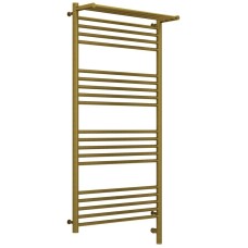 Полотенцесушитель электрический 1200х600 состаренная бронза МЭМ правый Сунержа Богема с полкой 3.0 05-5807-1260