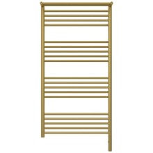 Полотенцесушитель электрический 1200х600 состаренная латунь МЭМ правый Сунержа Богема с полкой 3.0  051-5807-1260