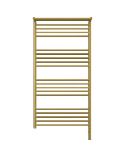 Полотенцесушитель электрический 1200х600 состаренная латунь МЭМ правый Сунержа Богема с полкой 3.0  051-5807-1260