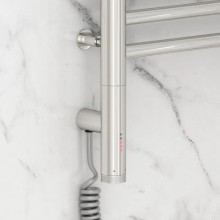 Полотенцесушитель электрический 1200х400 МЭМ левый Сунержа Богема с полкой 3.0 00-5808-1240