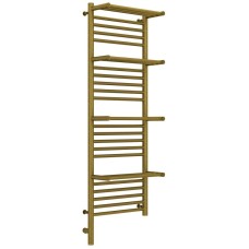 Полотенцесушитель электрический 1200х400 состаренная бронза МЭМ левый Сунержа Богема с полкой 3.0 05-5808-1240