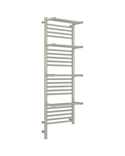 Полотенцесушитель электрический 1200х400 сатин МЭМ левый Сунержа Богема с полкой 3.0 071-5808-1240