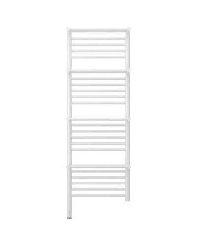 Полотенцесушитель электрический 1200х400 белый глянец МЭМ левый Сунержа Богема с полкой 3.0 12-5808-1240