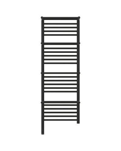 Полотенцесушитель электрический 1200х400 темный титан муар МЭМ левый Сунержа Богема с полкой 3.0 15-5808-1240