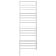 Полотенцесушитель электрический 1200х400 белый матовый МЭМ левый Сунержа Богема с полкой 3.0 30-5808-1240