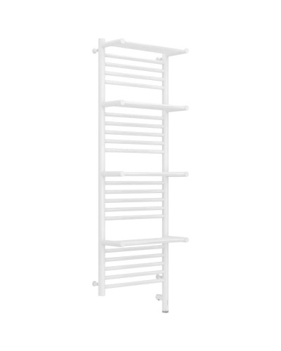 Полотенцесушитель электрический 1200х400 белый глянец МЭМ правый Сунержа Богема с полкой 3.0 12-5809-1240