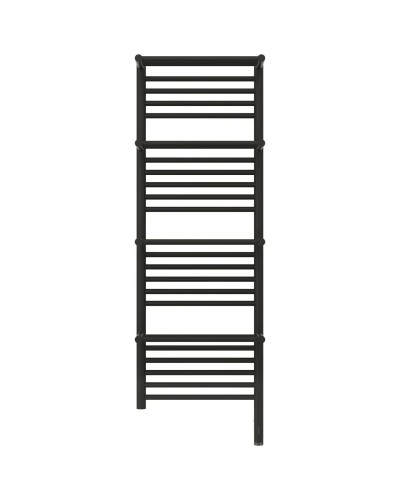 Полотенцесушитель электрический 1200х400 темный титан муар МЭМ правый Сунержа Богема с полкой 3.0 15-5809-1240