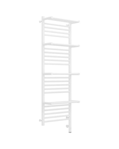 Полотенцесушитель электрический 1200х400 белый матовый МЭМ правый Сунержа Богема с полкой 3.0 30-5809-1240