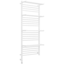 Полотенцесушитель электрический 1200х500 белый матовый МЭМ левый Сунержа Богема с полкой 3.0 30-5808-1250