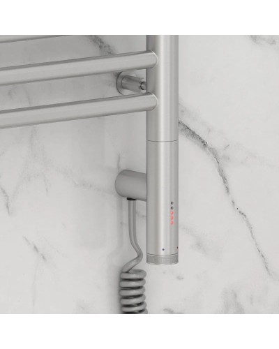 Полотенцесушитель электрический 1200х500 сатин МЭМ правый Сунержа Богема с полкой 3.0 071-5809-1250