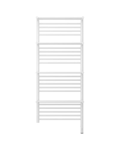 Полотенцесушитель электрический 1200х500 белый глянец МЭМ правый Сунержа Богема с полкой 3.0 12-5809-1250