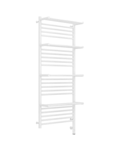 Полотенцесушитель электрический 1200х500 белый глянец МЭМ правый Сунержа Богема с полкой 3.0 12-5809-1250