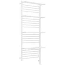 Полотенцесушитель электрический 1200х500 белый матовый МЭМ правый Сунержа Богема с полкой 3.0 30-5809-1250