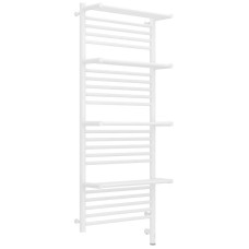 Полотенцесушитель электрический 1200х500 белый матовый МЭМ правый Сунержа Богема с полкой 3.0 30-5809-1250