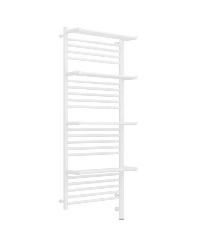 Полотенцесушитель электрический 1200х500 белый матовый МЭМ правый Сунержа Богема с полкой 3.0 30-5809-1250