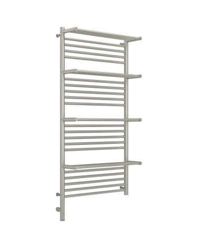 Полотенцесушитель электрический 1200х600 сатин МЭМ левый Сунержа Богема с полкой 3.0 071-5808-1260