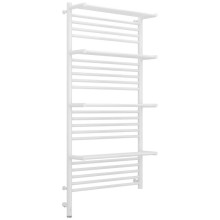 Полотенцесушитель электрический 1200х600 белый глянец МЭМ левый Сунержа Богема с полкой 3.0 12-5808-1260