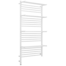 Полотенцесушитель электрический 1200х600 белый глянец МЭМ левый Сунержа Богема с полкой 3.0 12-5808-1260