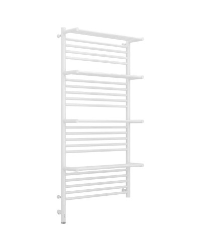 Полотенцесушитель электрический 1200х600 белый глянец МЭМ левый Сунержа Богема с полкой 3.0 12-5808-1260