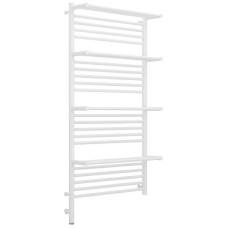 Полотенцесушитель электрический 1200х600 белый матовый МЭМ левый Сунержа Богема с полкой 3.0 30-5808-1260