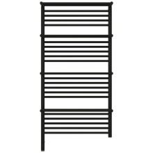 Полотенцесушитель электрический 1200х600 черный матовый МЭМ левый Сунержа Богема с полкой 3.0 31-5808-1260