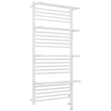 Полотенцесушитель электрический 1200х600 белый глянец МЭМ правый Сунержа Богема с полкой 3.0 12-5809-1260