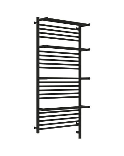 Полотенцесушитель электрический 1200х600 темный титан муар МЭМ правый Сунержа Богема с полкой 3.0 15-5809-1260