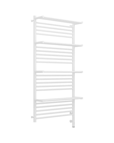 Полотенцесушитель электрический 1200х600 белый матовый МЭМ правый Сунержа Богема с полкой 3.0 30-5809-1260