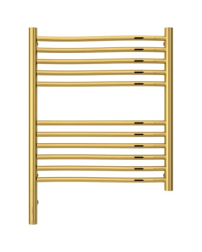 Полотенцесушитель электрический 600х500 золотой МЭМ левый Сунержа Флюид 3.0 03-5820-6050