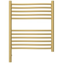 Полотенцесушитель электрический 600х500 золотой матовый МЭМ левый Сунержа Флюид 3.0 032-5820-6050