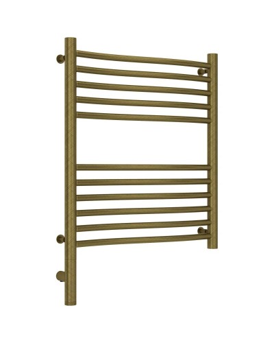 Полотенцесушитель электрический 600х500 состаренная бронза МЭМ левый Сунержа Флюид 3.0 05-5820-6050